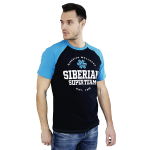 Футболка мужская Siberian Super Team CLASSIC (цвет: синий; размер: M) 106910